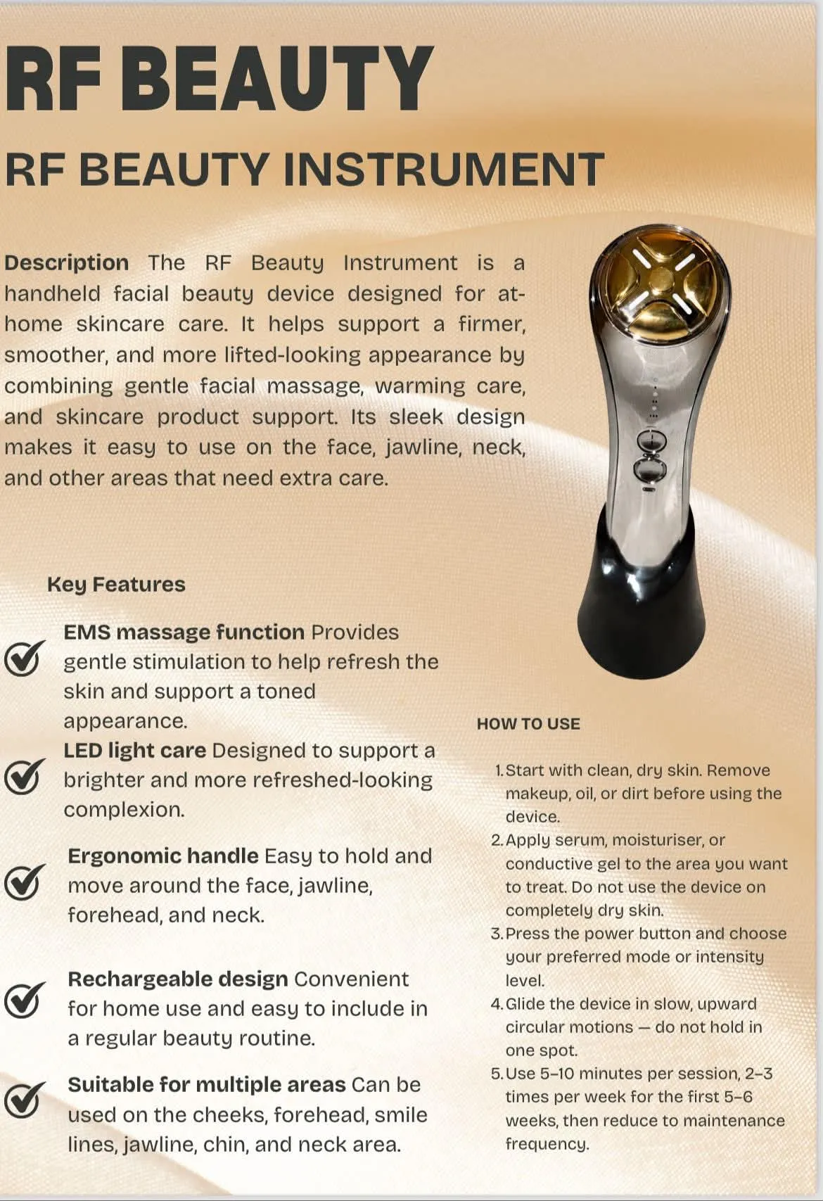 RF BEAUTY INSTRUMENT - Image 2