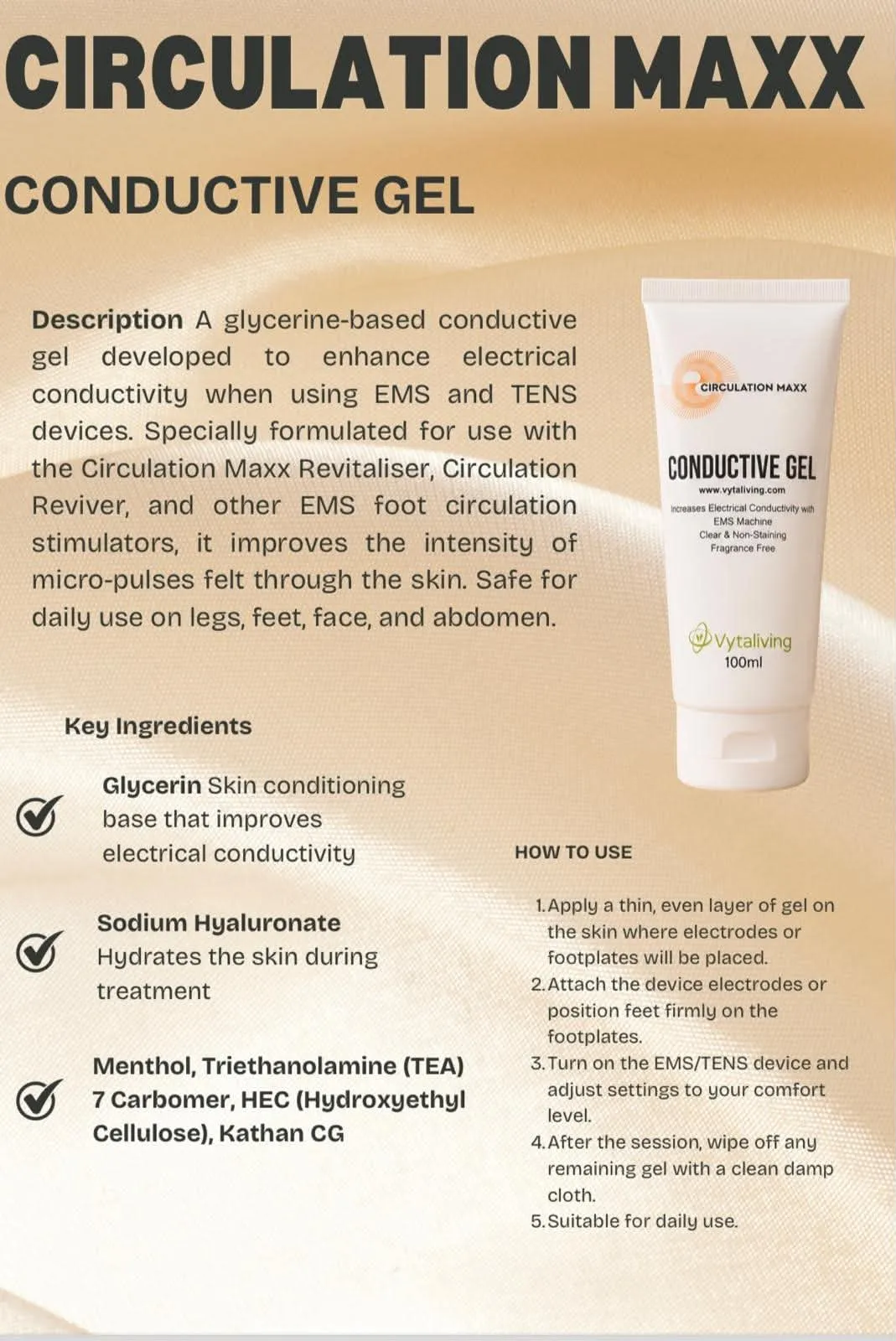CIRCULATION MAXX (CONDUCTIVE GEL) - Image 2